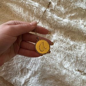 necklace, gold plated